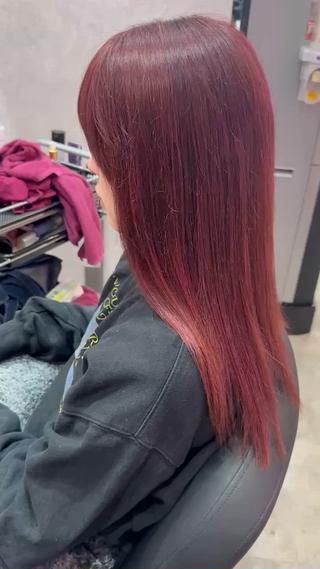 髪質改善カラー 