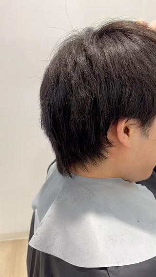 ショート scena(シーナ)所属・『大西　陸』 透明感color🔆のヘアスタイル