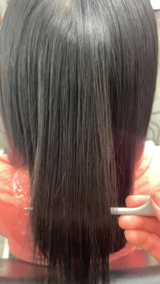 セミロング パーマ 👑髪質改善/パーマ /フェード/森田のヘアスタイル