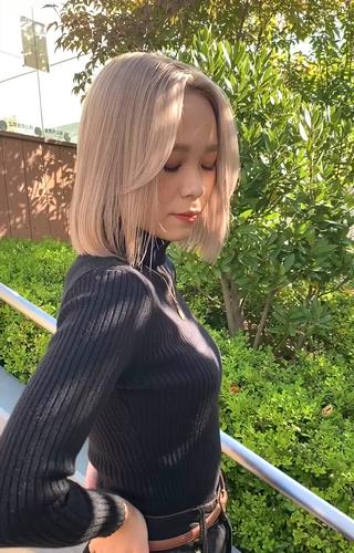 セミロング 💎【髪質改善カラー 艶髪×縮毛矯正】💎のヘアスタイル