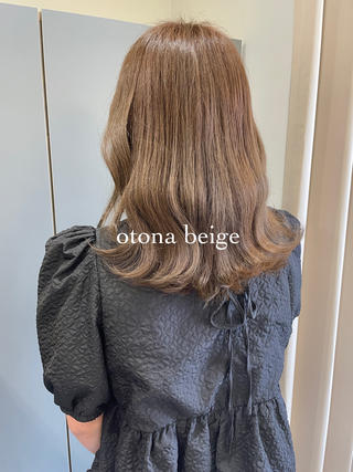 大人かわいい♡やわらかベージュ
#大人かわいい
#大人ベージュ
#透明感カラー 