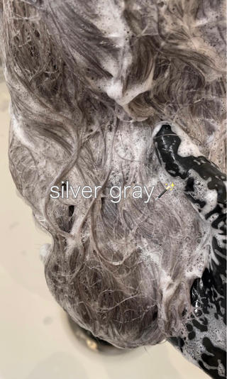 silver gray 

※ブリーチ3回以上必須です 