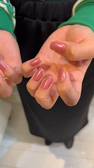 ネイル 🎀チーク/ちゅるん 🫧chisa🎀のネイルデザイン