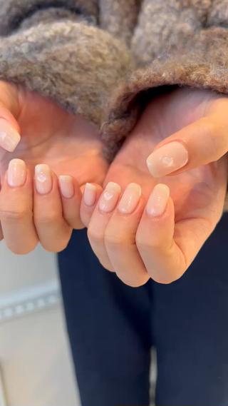 ネイル 🎀チーク/ちゅるん 🫧chisa🎀のネイルデザイン