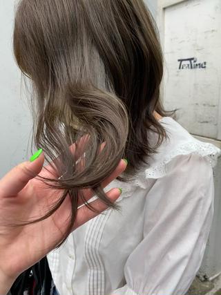 ミディアム カラー お任せヘア☘️☘️ 及川渚のヘアスタイル