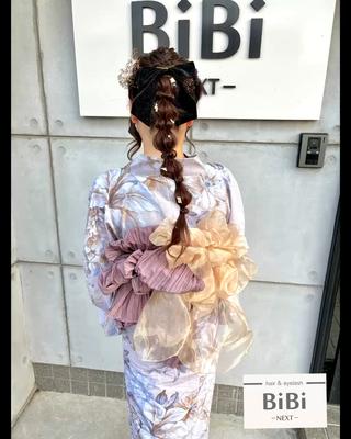 浴衣着付
ヘアセット
 