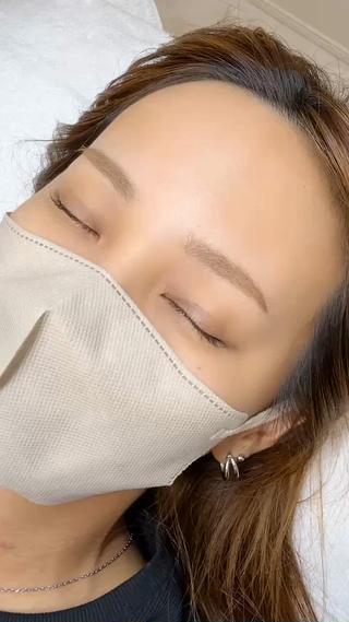 まつげパーマのお仕上がりデザイン 