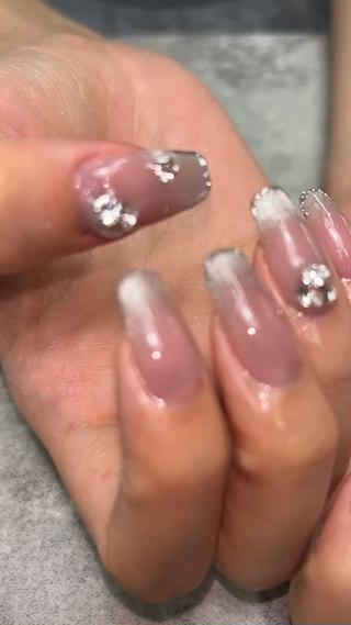 #マグネットネイル #ワンカラー #グラデーション #フレンチ 