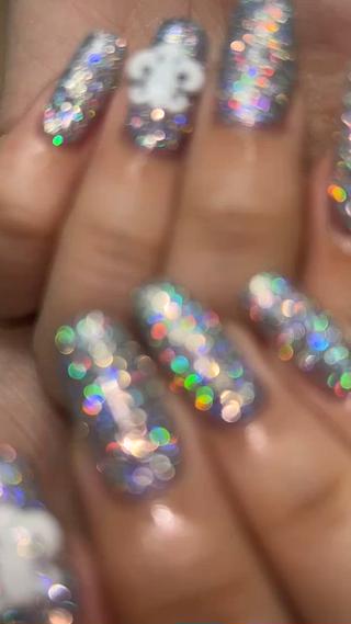 #ワンカラー #グリッター #キラキラネイル #グラデーション #フレンチ #フラッシュ 