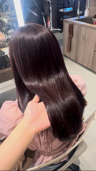 レイヤーカット×pink brown
 