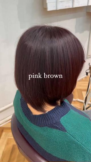 pinkbrown　
　　　　×
Aujua 5step treatment

one color 3300〜

Aujua 5step4400〜 