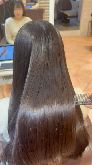 ロング カラー パーマ ヘアアレンジ ✨艶髪✨透明感✨ 山内大樹のヘアスタイル