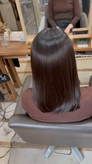 セミロング WAEN所属・植木 孝のヘアスタイル