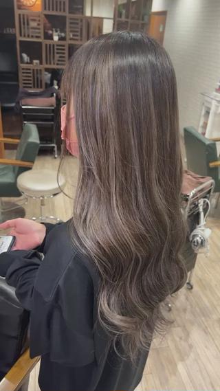 ＃ハイライトカラー#ミルクティーベージュ 