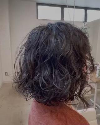 動きのあるボブ 