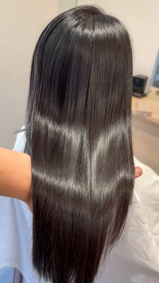 ロング 縮毛矯正特化サロン voyage所属・voyage 森住宏輝のヘアスタイル