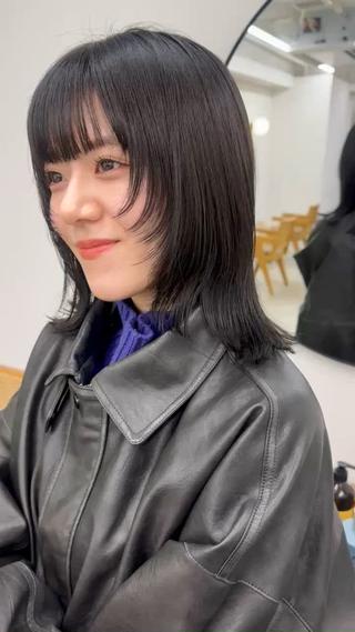 ミディアム 【sica】 nanaのヘアスタイル