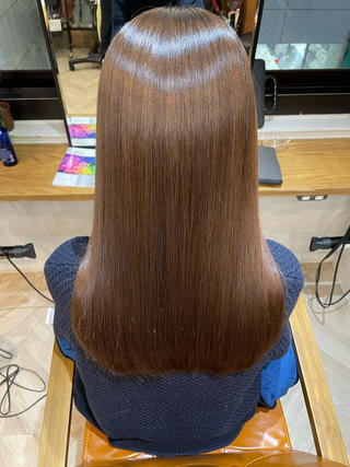 ロング 髪質改善/縮毛矯正 アンナ🍊のヘアスタイル