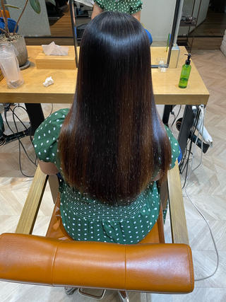 ロング 髪質改善/縮毛矯正 アンナ🍊のヘアスタイル