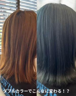 ミディアム Hair Salon Alba所属・宇都宮市ブリーチ/ 縮毛矯正専門Albaのヘアスタイル