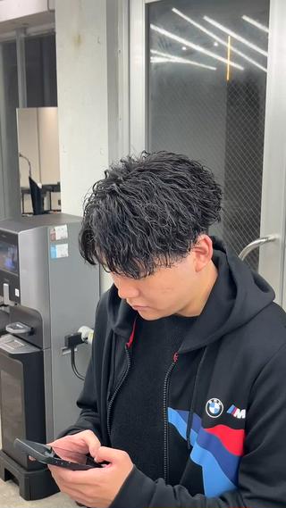 パーマ メンズ ØVARL　Jingumae所属・OVARL/ メンズパーマ/きらりのヘアスタイル