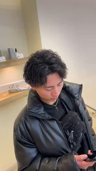 パーマ メンズ ØVARL　Jingumae所属・OVARL/ メンズパーマ/きらりのヘアスタイル