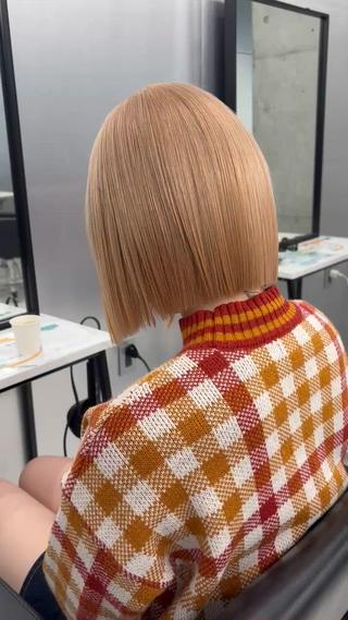 ブリーチ２回で黒染め撃退 