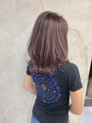 ブリーチを一回しています。 