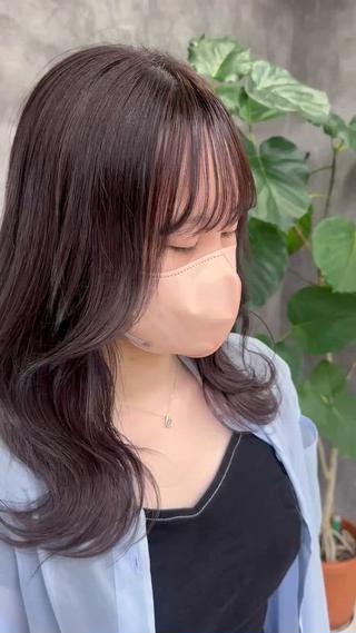 セミロング カラー SHUN/ブリーチ/ カラー/臼井/佐倉のヘアスタイル