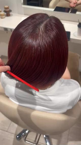 カラー misuzu/名古屋 /酸性ストレートのヘアスタイル