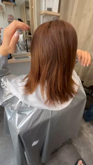 セミロング Takahiro 髪質改善のヘアスタイル