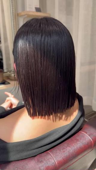 ミディアム Takahiro 髪質改善のヘアスタイル