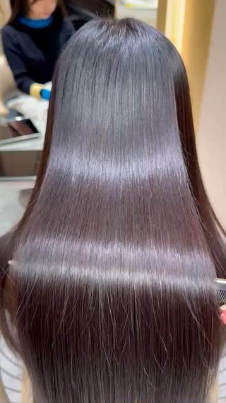 ロング カラー 韓国レイヤー/髪質 改善/縮毛🤍吉田のヘアスタイル