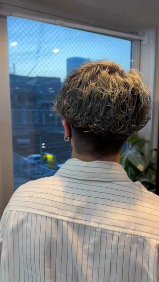 カラー パーマ メンズ 池田隼也 メンズ/パーマのヘアスタイル