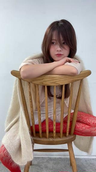 ミディアム カラー 林　蓮／レイヤー /透明感カラーのヘアスタイル