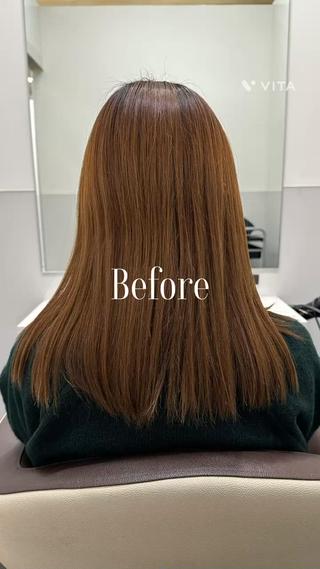 アプリコットオレンジカラー
＋活性ケラチントリートメント
冬の乾燥・パサつき対策
 内部補修
 ツヤ感UP
 まとまりやすい髪へ
冬も綺麗な髪をキープしたい方、ぜひお任せください

#アプリコットオレンジ
#オレンジカラー
#冬カラー
#冬ヘア
#暖色
#暖色カラー
#ケアカラー
#ケラチントリートメント
#髪質改善カラー
#ヘアケア 