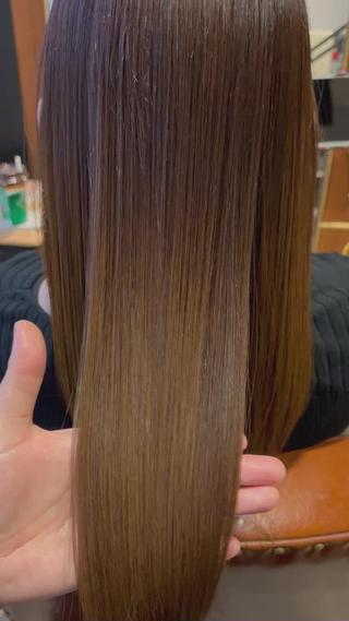 ロング 縮毛矯正&髪質改善 MAILHAIRのヘアスタイル