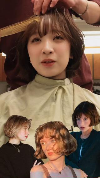 ショート カラー パーマ 🌿ボブ パーマ高橋啓太🌿のヘアスタイル