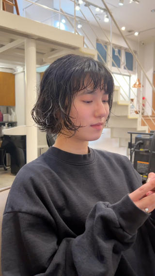 ミディアム パーマ 🌿ボブ パーマ高橋啓太🌿のヘアスタイル