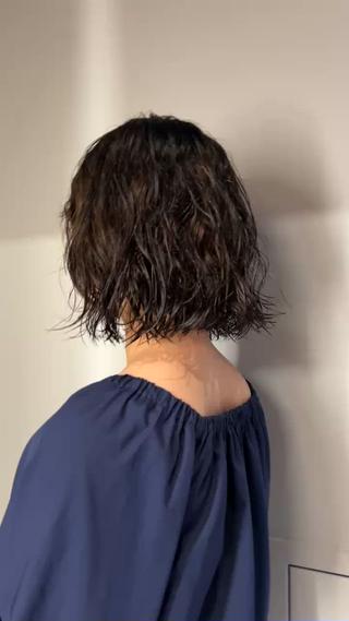 ミディアム パーマ 🌿ボブ パーマ高橋啓太🌿のヘアスタイル