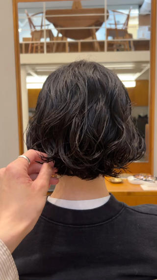 ミディアム パーマ 🌿ボブ パーマ高橋啓太🌿のヘアスタイル