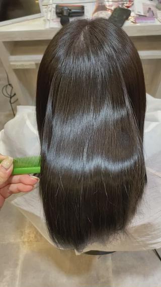 梅雨の時期乾かすだけでこのツヤツヤ 