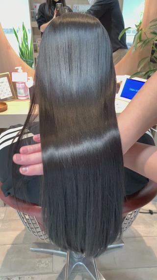 コアミートリートメントで手触りサラサラそして艶々
#艶髪#サラサラ#トリートメント#髪質改善#髪質改善ストレート 