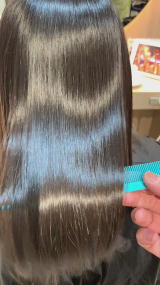 #髪質改善#艶髪#サラサラ#ストレート 