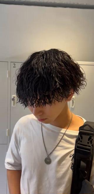 ショート パーマ メンズ 【パーマ満足度No. 1🥇】宮脇 大樹のヘアスタイル