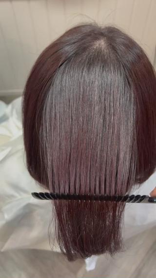 髪質改善カラー、髪質改善ストレート 