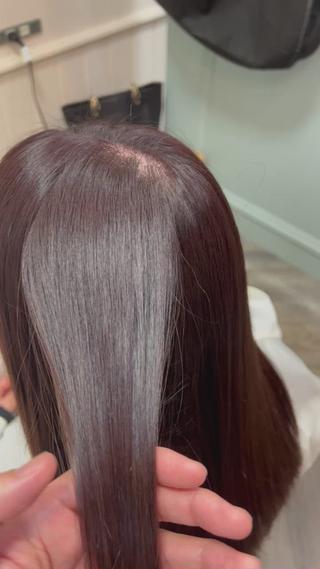 髪質改善ストレート 