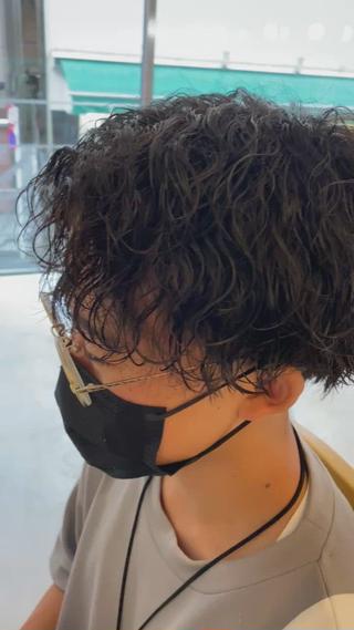 下北沢/メンズ/パーマ/波巻スパイラル/波巻き/ツイストスパイラル/眉毛 