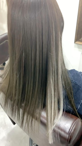 セミロング パーマ 中本 達也のヘアスタイル