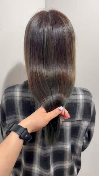 ロング カラー レイヤー/ボブ/ 艶ケアカラー/Rinのヘアスタイル